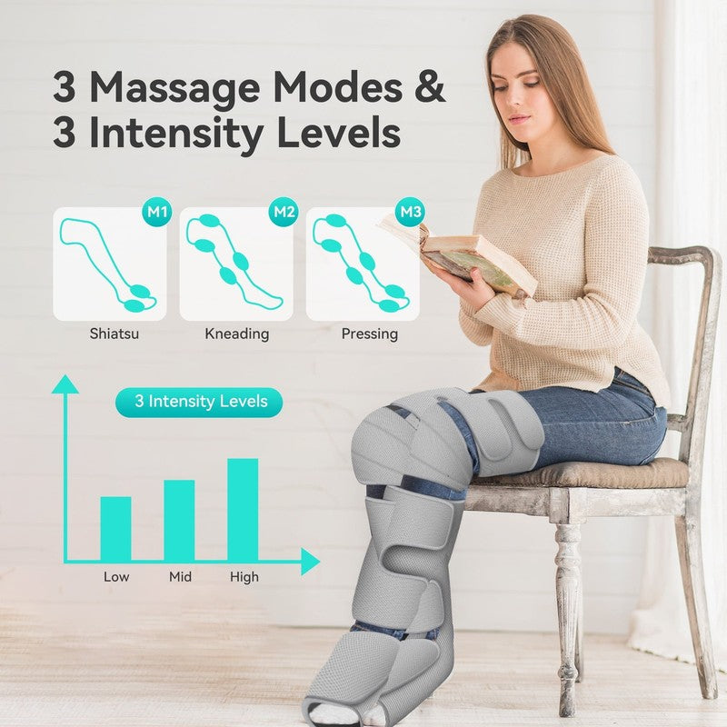 Air Compression Calf Foot Massager Circulation Pain Relief Gift4