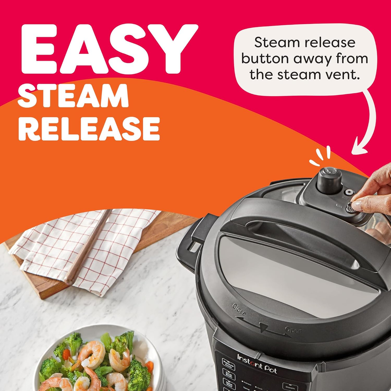 6QT RIO 7 in 1 Multi Cooker Pressure Slow Cook Sauté Steam Rice Yogurt Black4