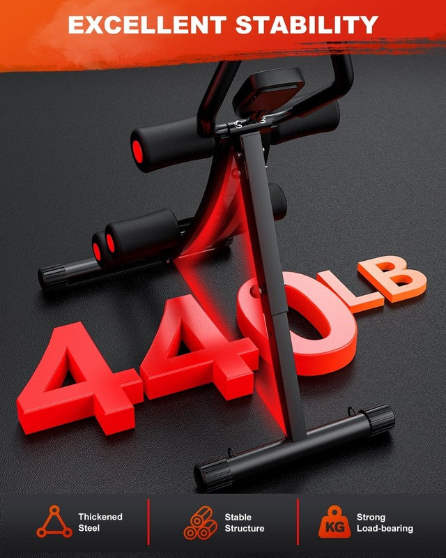 Foldable Ab Machine, Ab Workout Equipment for Home Gym,Core & Abdominal Trainer 3