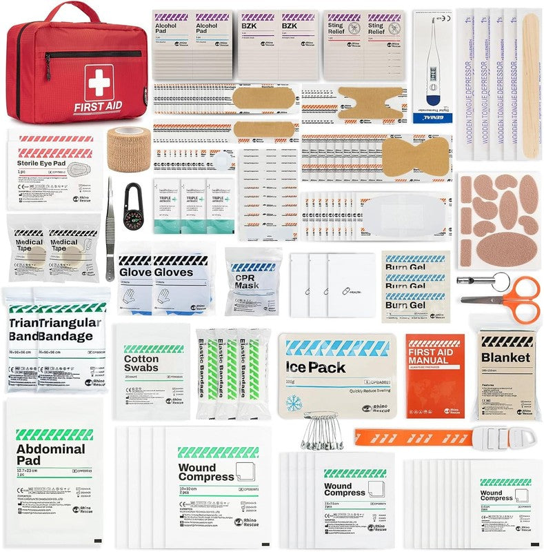 240 Piece All Purpose First Aid Kit, Home & Office Professional Medical Supplies5
