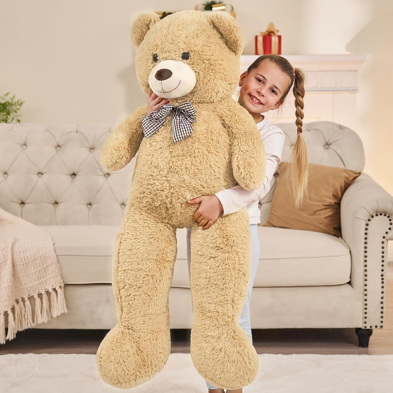 Giant Teddy Bear 4 Feet,Adorable and Cuddly Big Bear Stuffed Animal 47", Classic10