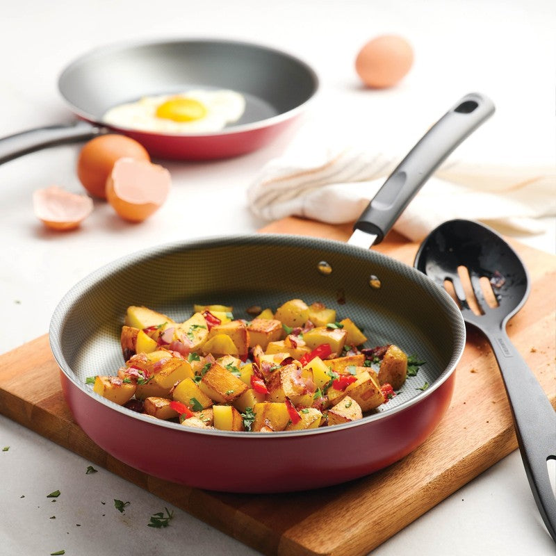 Primaware 18 Piece Non Stick Cookware Set, Red6