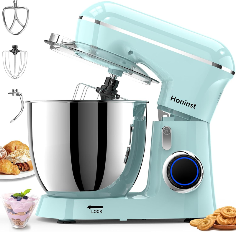 6.5QT Stand Mixer 10 Speed Tilt Head Kitchen Mixer with Bowl Dough Hook10