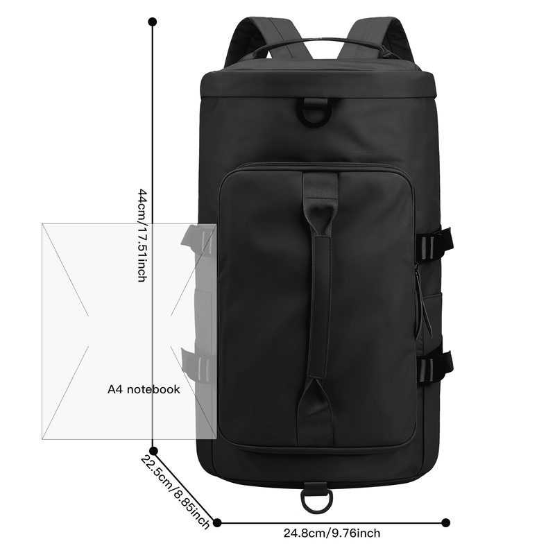 Gym Bag for Men & Women, Ventilated Shoe Compartment & Wet Pocket, Water-Resista4