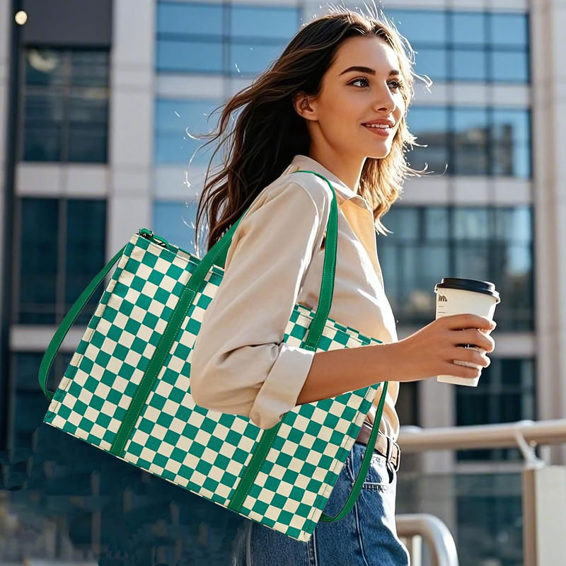 Laptop Tote Bag for Women Work 15.6 Inch Canvas Shoulder Bags Computer Messenger1