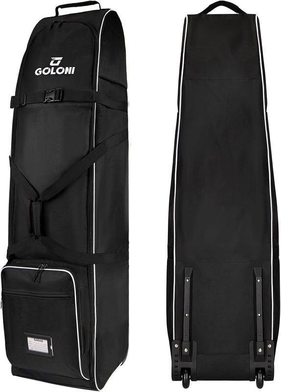 Golf Travel Bag w Wheels Airline Soft Sided 900D Heavy Duty Oxford Case9
