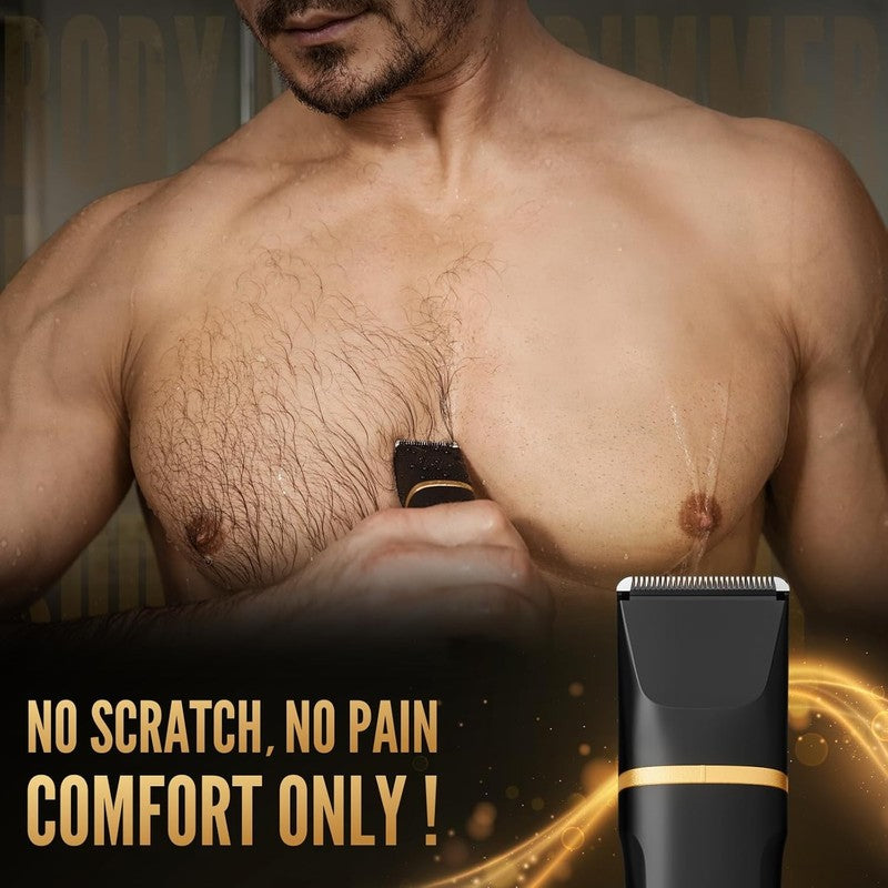 Waterproof Electric Razor for Men - Versatile Grooming Kit with 2 Blades1