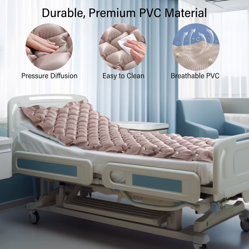 Alternating Air Pressure Mattress, Medical Relief Ulcer Bed Sores Pad Topper for2