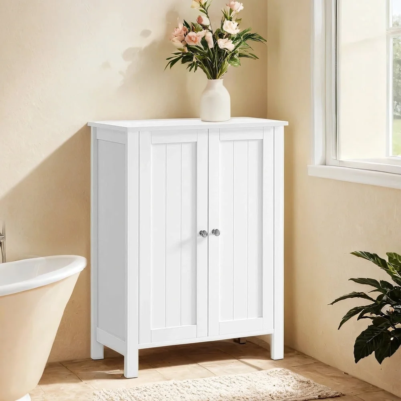 Bathroom Cabinets Freestanding, Bathroom Storage Floor Cabinet with Doors and Ad0