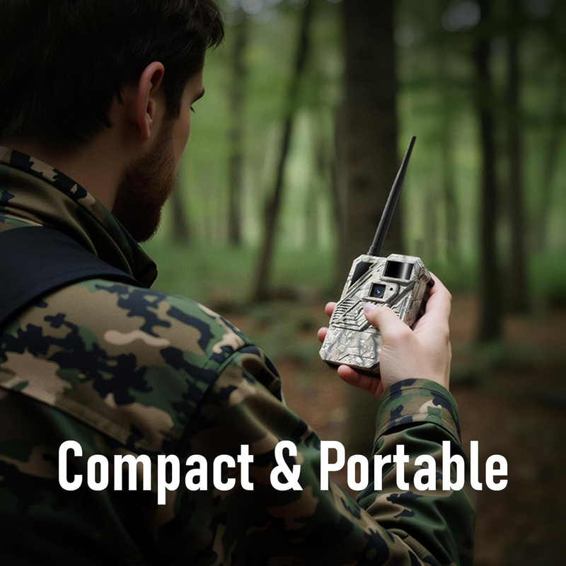 Deer Cellular Trail Camera Lifetime Solar Night Vision IP66 Motion Hunting Cam2