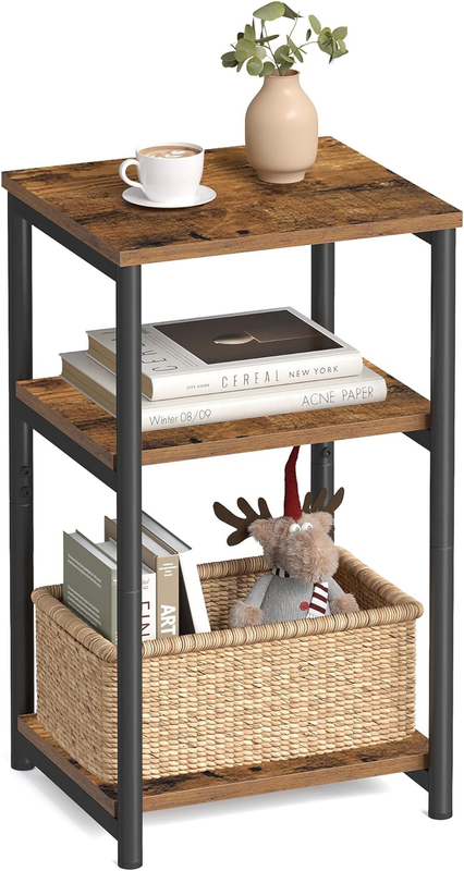Side Table, Small End Table, Tall Nightstand for Living Room9