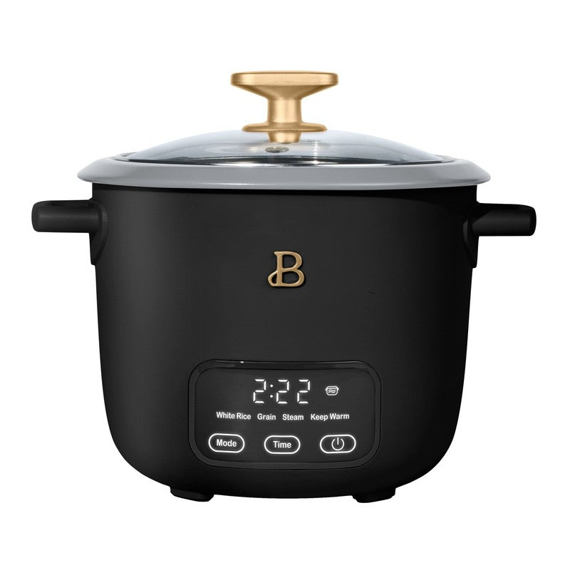Beautiful by Drew Barrymore 6 Cup Rice Cooker Black Sesame Digital Electric Rice0