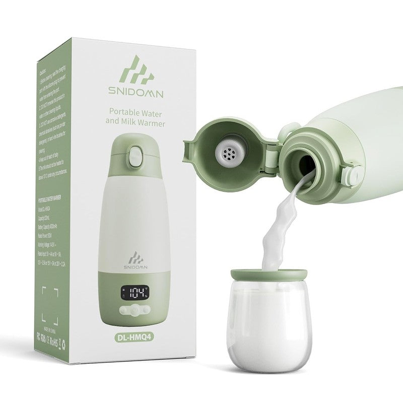 Portable Baby Bottle Warmer 17.8oz Fast Heat Breastmilk Formula8