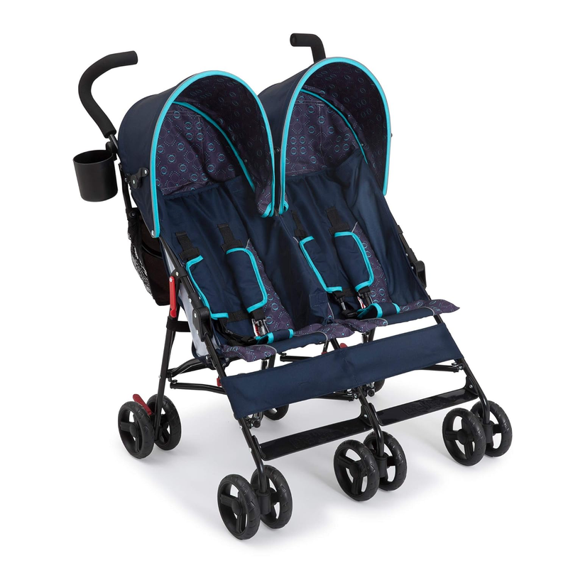 LX Side by Side Stroller   with Recline, Storage & Compact Fold, Night Sky0