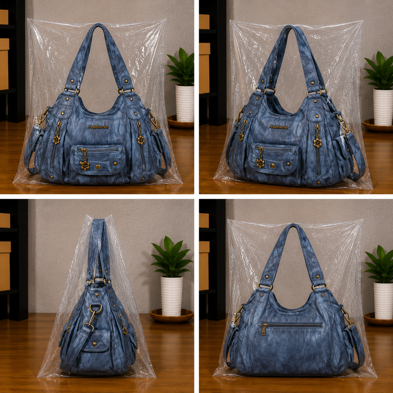 Women's Soft PU Leather Shoulder Bag Crossbody Purse Handbag0