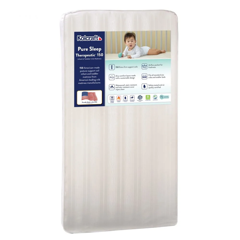 Pure Sleep Therapeutic 150 Baby Crib/Toddler Mattress0