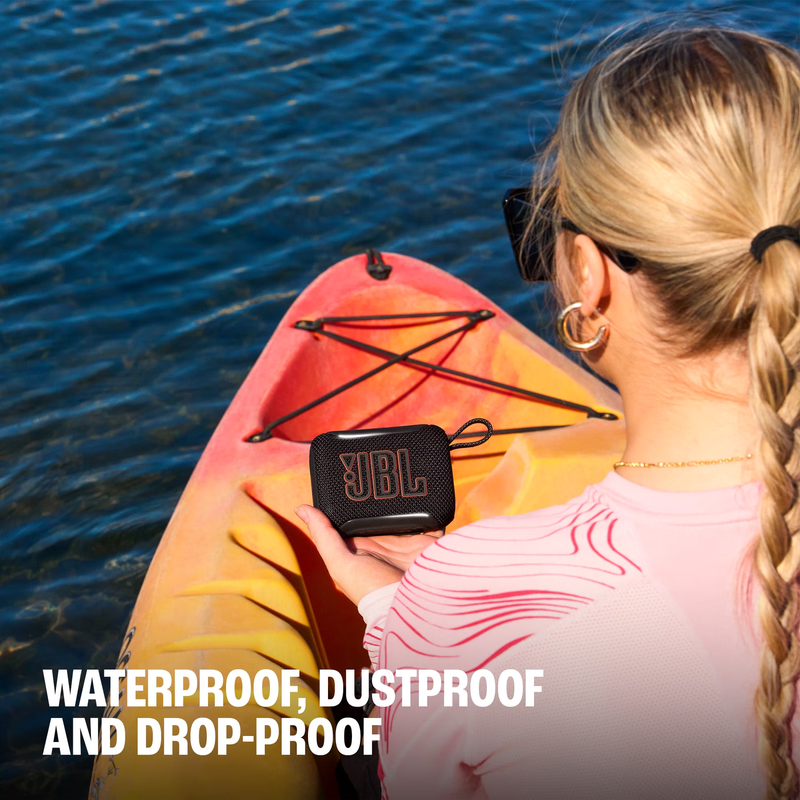 JBL Go 5 Portable Bluetooth Speaker Waterproof Drop Proof Ambient Light Black5