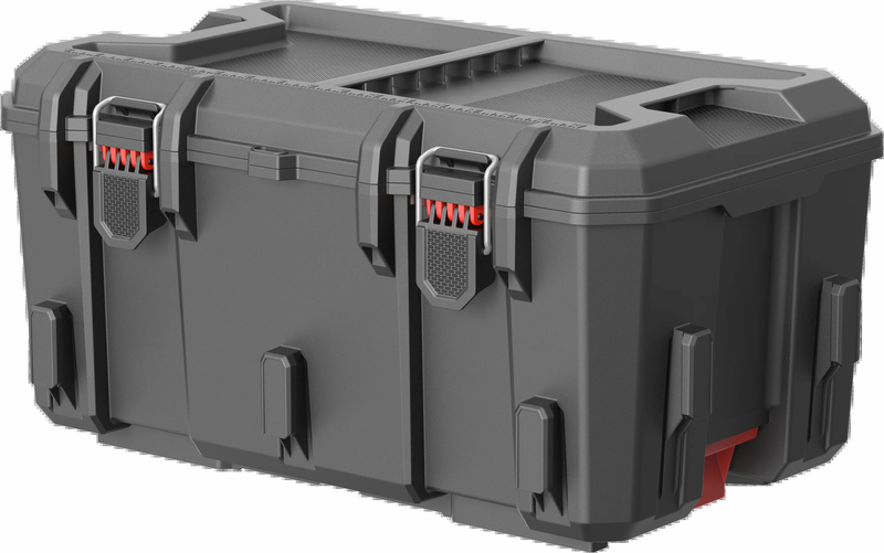 Hyper Stack Heavy Duty 3 Piece Modular Rolling Toolbox System, Black7