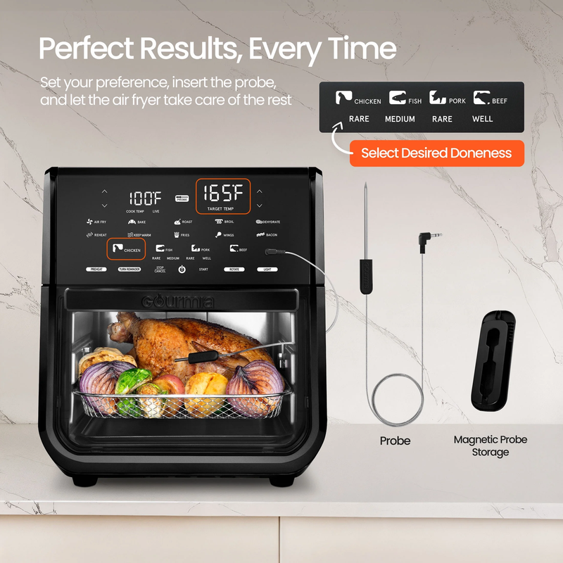 All-In-One 14-Quart Air Fryer, Oven, Rotisserie, Dehydrator with Temperature Pro7