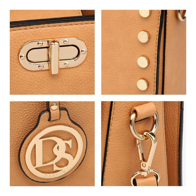 Women Satchel Handbag Shoulder Tote Work Bag with Matching Wallet5