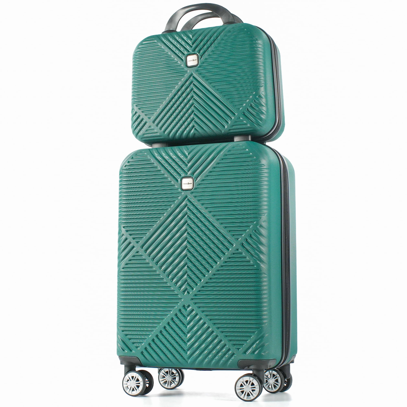 Luggage Sets 2 Piece Suitcase Set (14/20/)Hardside Suitcase with Spinner Wheels 0
