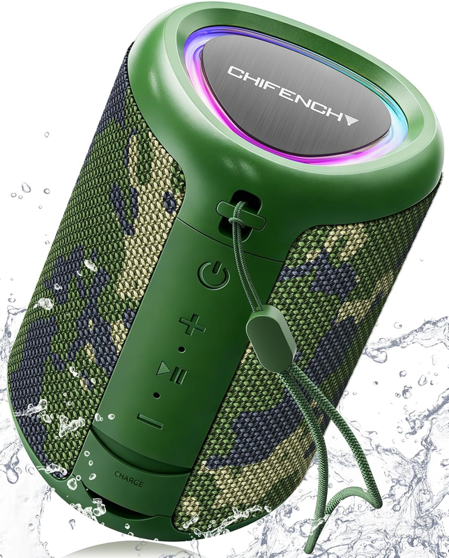Portable Bluetooth Speaker BT 5.3 IPX5 Waterproof TWS Outdoor Camping9