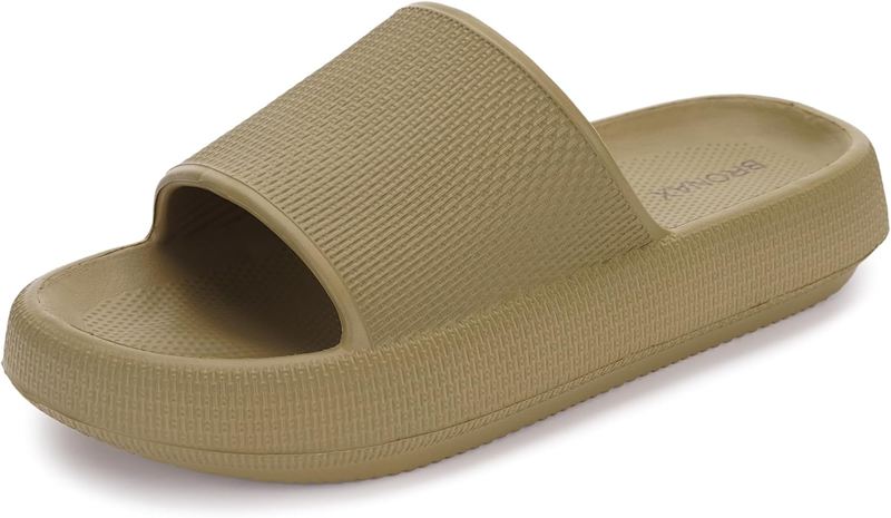 Pillow Slippers Women Men House Slides Cushioned Thick Sole Sandals10