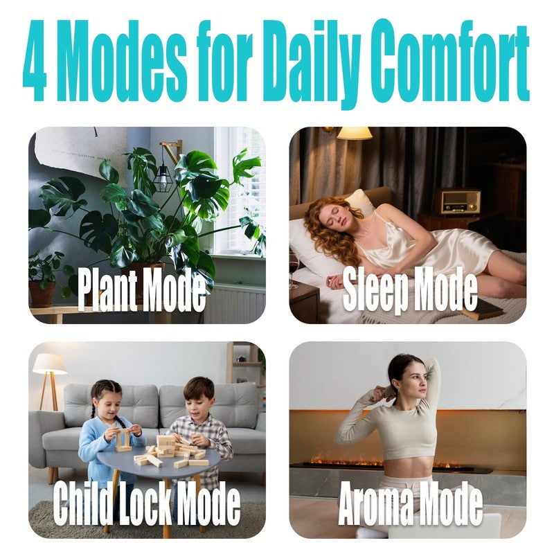 Humidifier,Saydsi 2.1Gal(8L) Smart Humidifiers for Bedroom,1800Sq.Ft Cool Mist H7