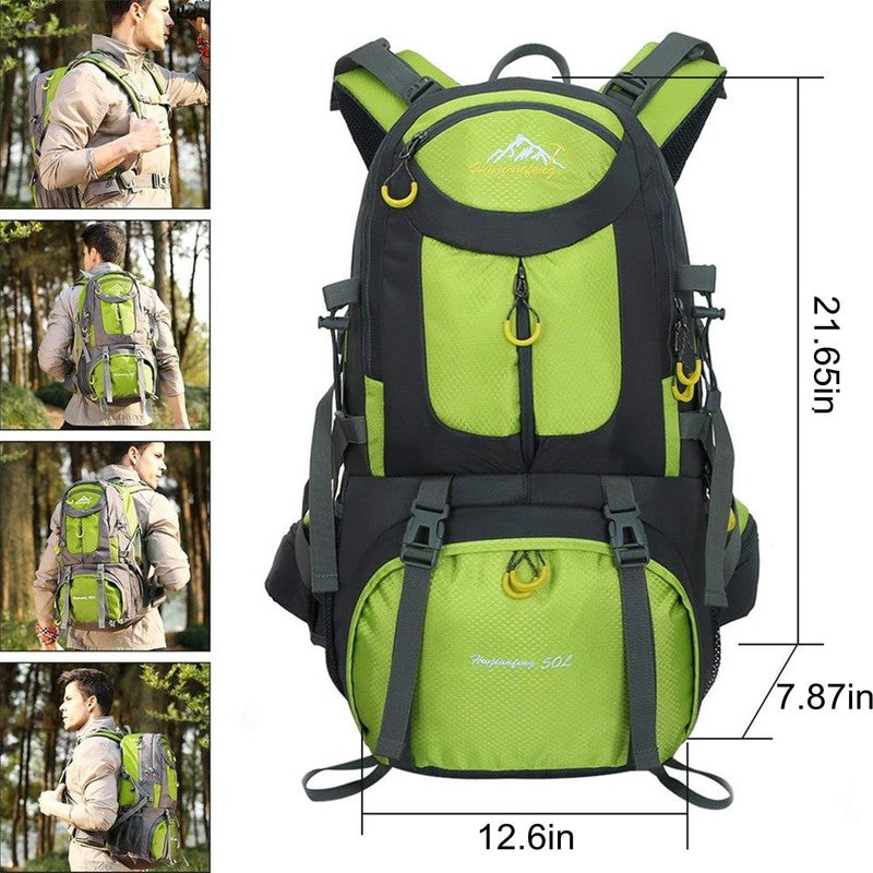 Hiking Backpack, Men Women Camping Backpack, Water Resistant Lightweight Outdoor2