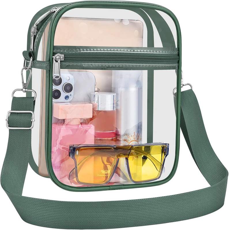 Clear Stadium Approved Crossbody Bag Transparent Messenger Purse10