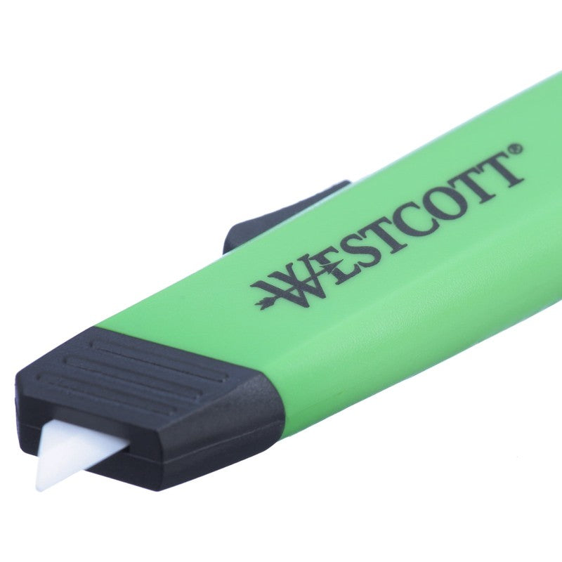 Full Size Auto Retractable Ceramic Utility Box Cutter, Plastic, Green, 1 Count9
