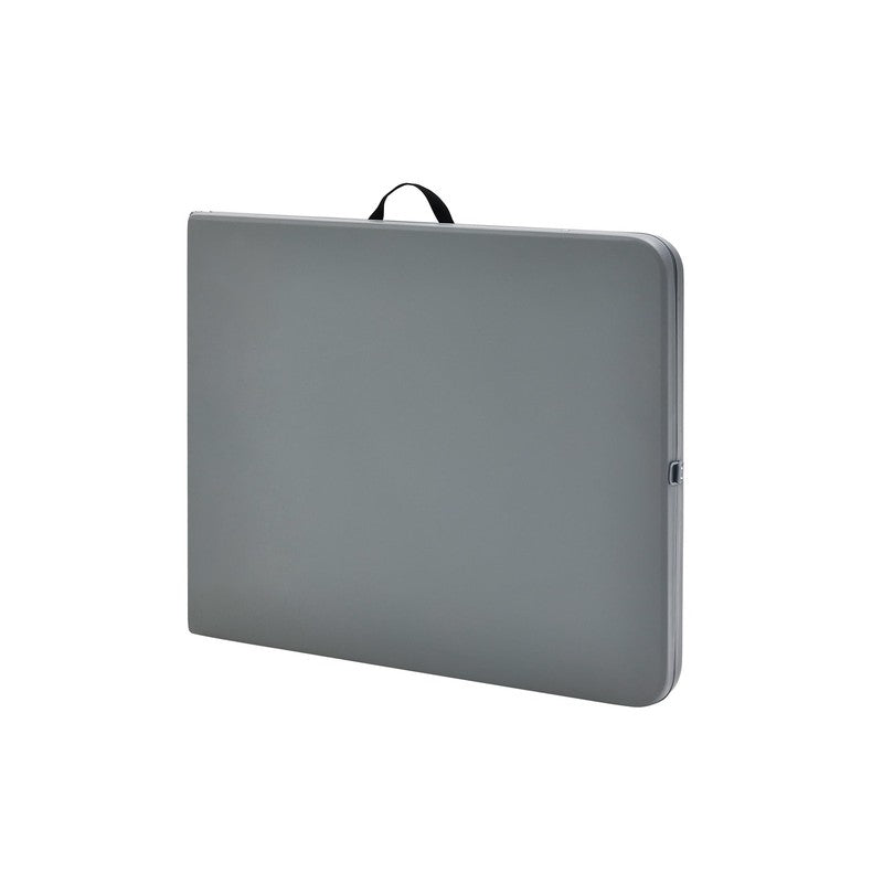 6 Foot Bi Fold Plastic Folding Table Gray4