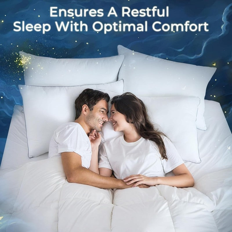Pillows Queen Size Set of 2, Down Alt, Hotel Quality, for All Sleepers, Washable5