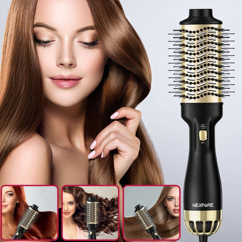 4 in 1 Hair Dryer Brush Negative Ion Anti-Frizz Ceramic Titanium Hot Air Brush6