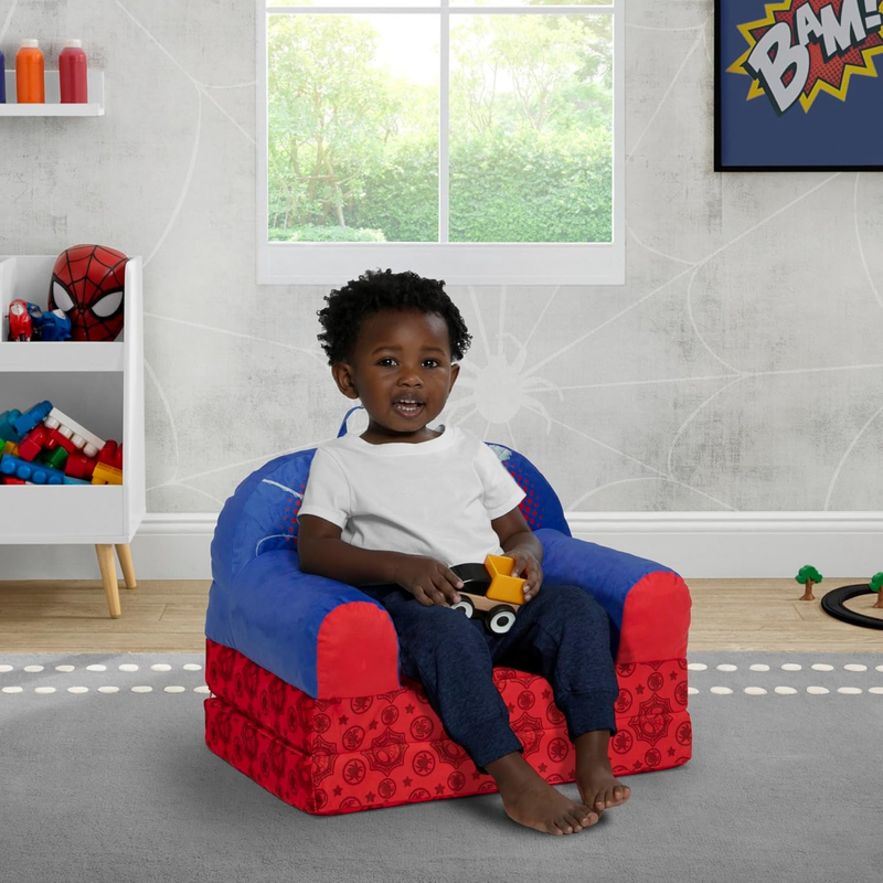   Spidey and His Amazing Friends Cozee Buddy Flip Out Kids Chair, Red8
