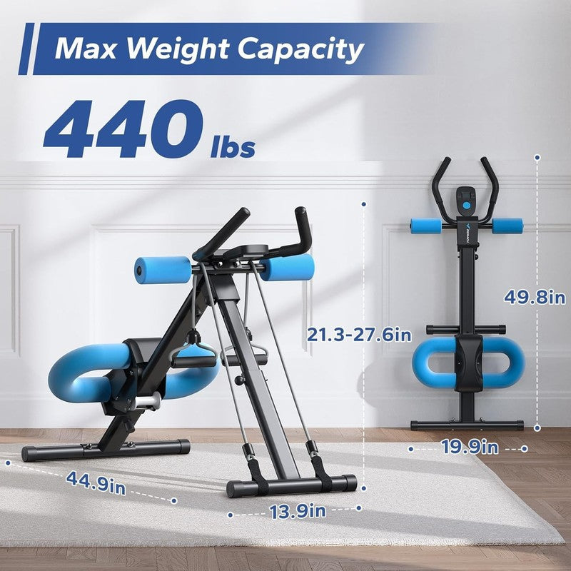Ab Machine, Ab Workout Equipment, Adjustable Ab Trainer Machine for Abs Workout 6
