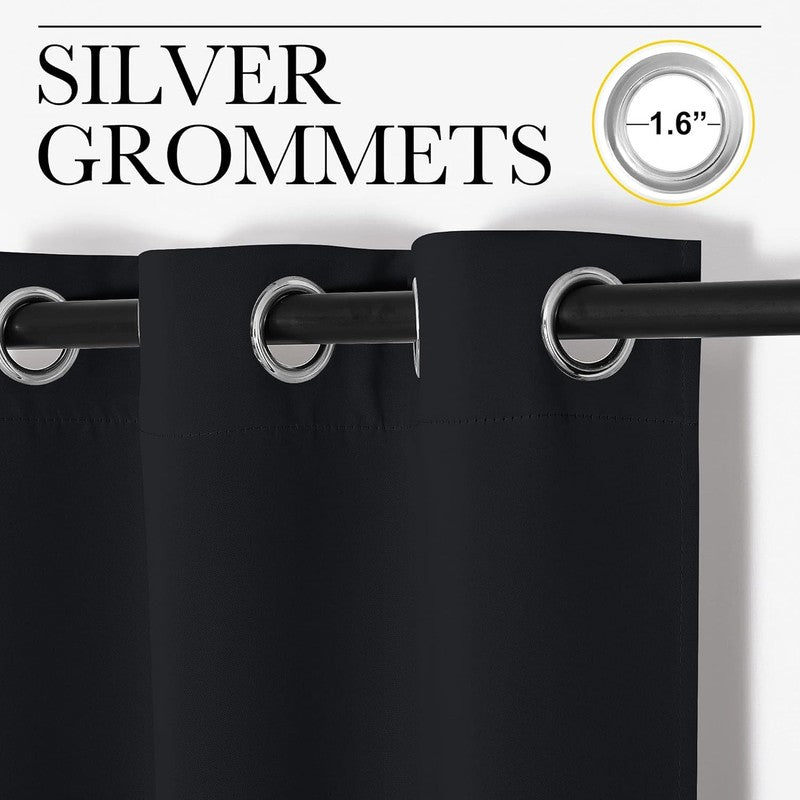 Halloween Blackout Curtains - Thermal Insulated Grommet Drapes (2 Panels)3