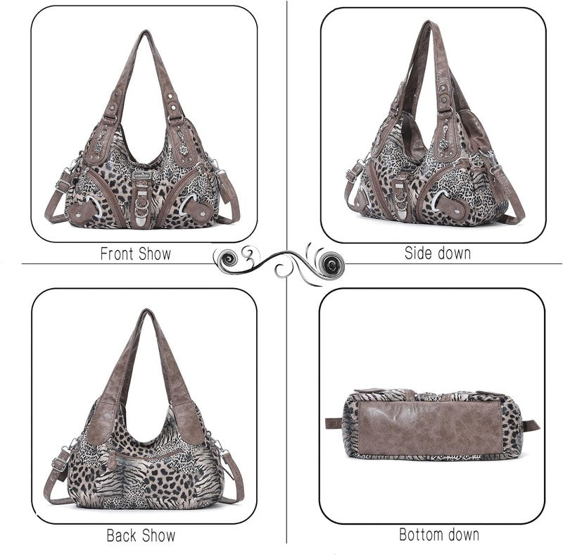 Angelkiss Women’s Large Hobo Satchel Shoulder Handbag Purse4