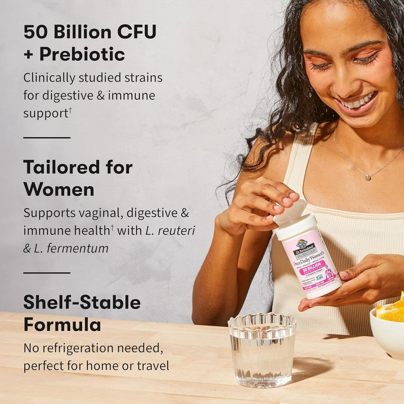Women's Daily Probiotics - 50 Billion CFU for Digestive & Immune Health1