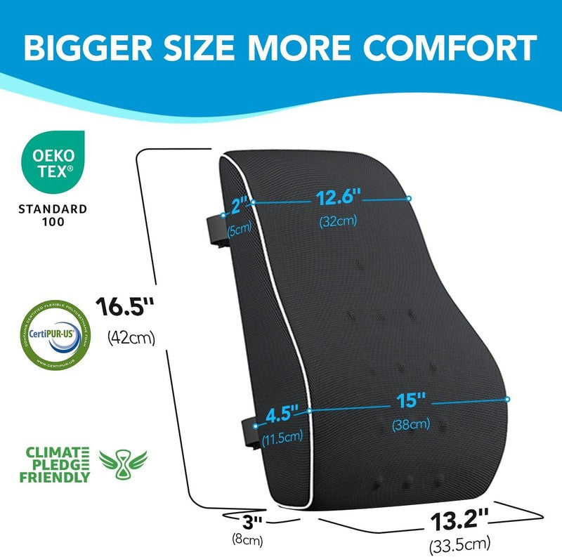 Lumbar Support Pillow for Office Chair, Office Home Essentials,Stocking Stuffers8