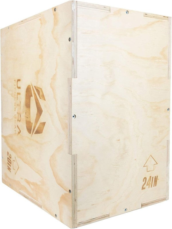 Wooden Plyo Box 31in Large Plyometric Jump Training Step-Up Squat Workout5