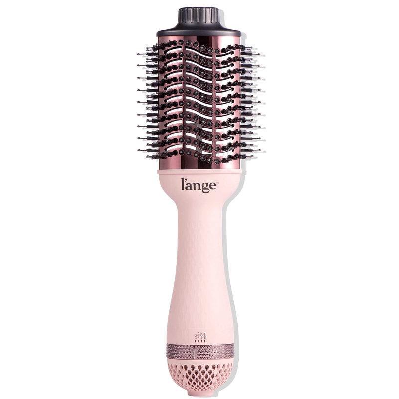 Le Volume 2 in 1 Hot Air Brush Titanium Blow Dryer Styler Oval Barrel Blush0