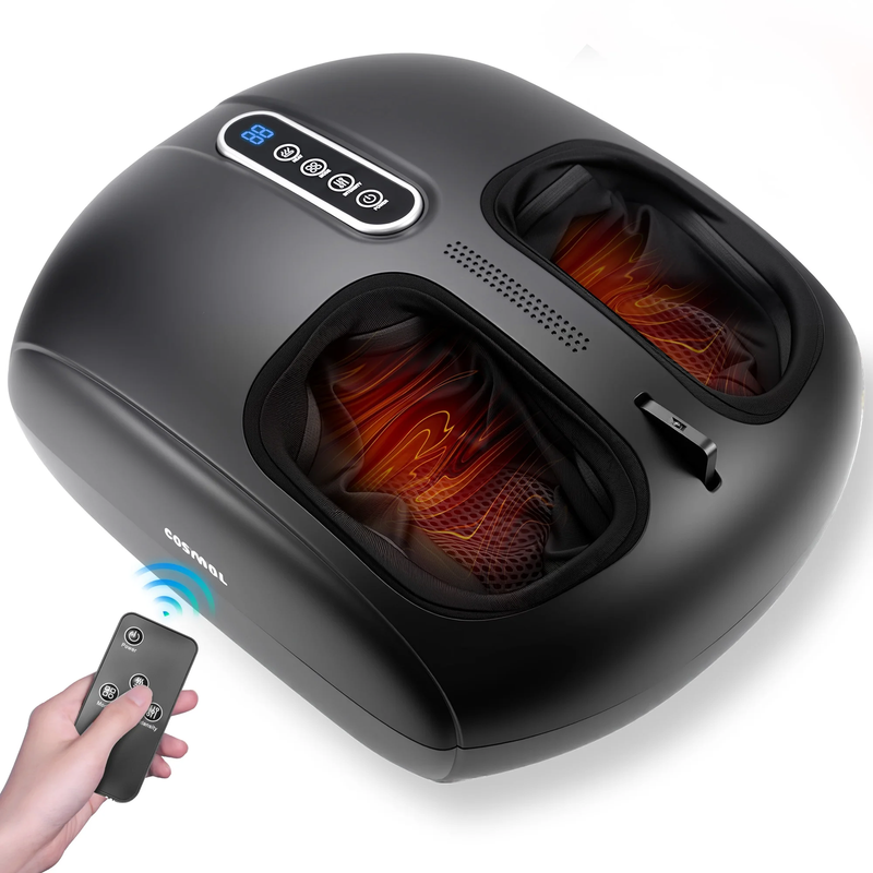 Black Shiatsu Foot Massager Heat Remote Birthday Gift Women Men9