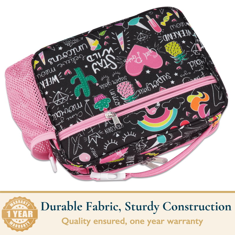 Lunch Bag for Kids – Insulated Lunch Box for Girls and Boys, Cute Reusable Coole6