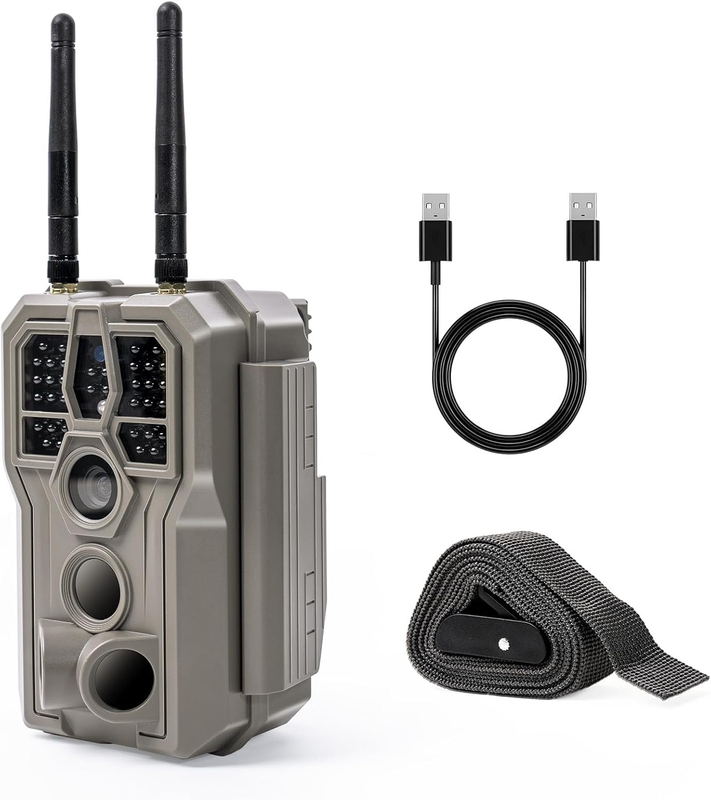 E8 2.0 WiFi Bluetooth Trail Camera 4K 64MP Night Vision Motion Cam8