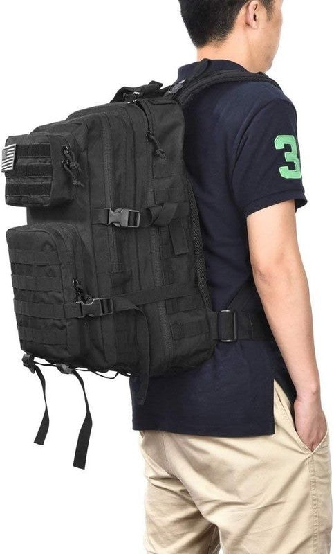 Military Tactical Backpack – Large 3 Day Assault Pack with MOLLE System, Army Ba7