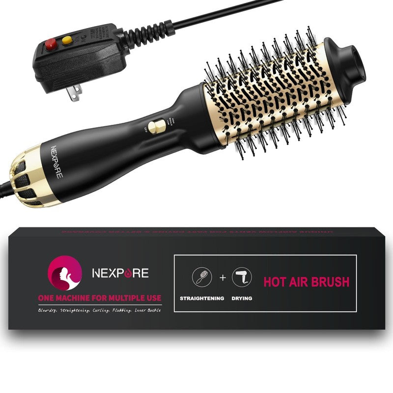 4 in 1 Hair Dryer Brush Negative Ion Anti-Frizz Ceramic Titanium Hot Air Brush7