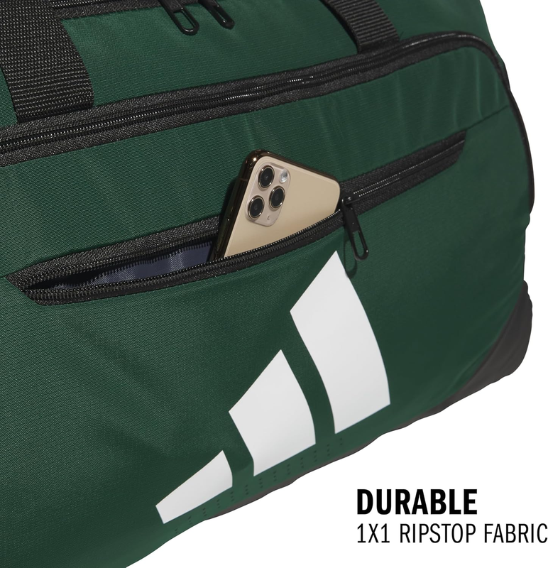 Adidas Defender 5 Duffel Bag for Sports, Gym and Travel, Team Dark Green, OSFA2