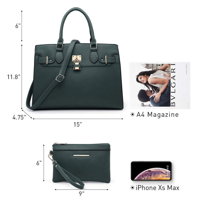 Women Handbag Purse Shoulder Top Handle Satchel Tote Work Bag Clutch5