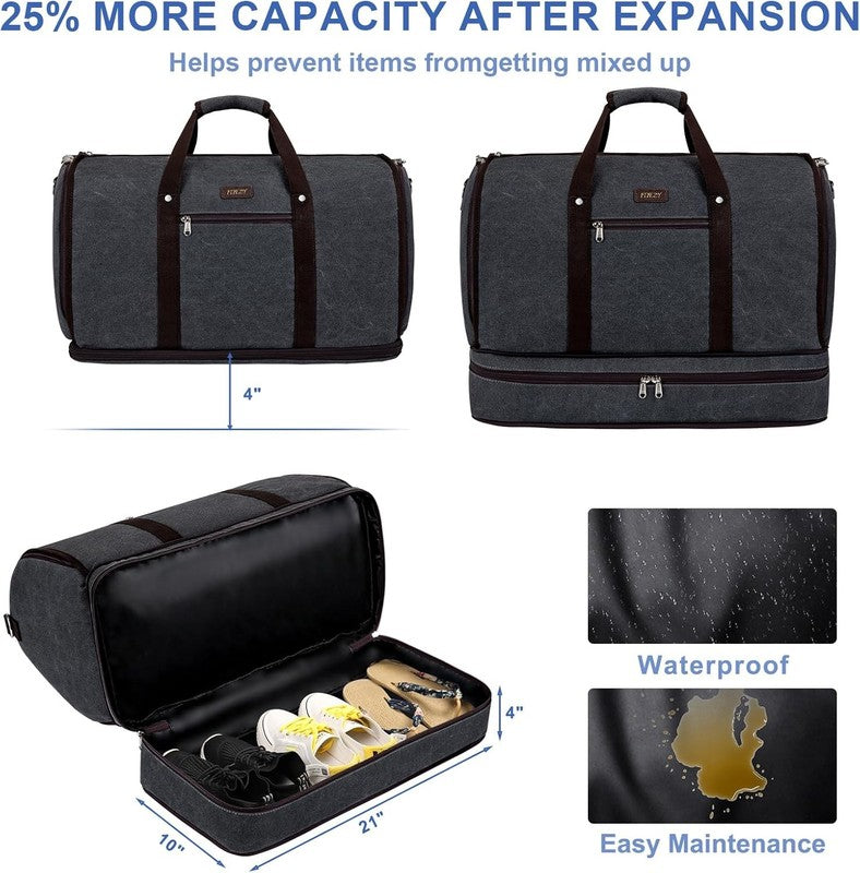 Garment Duffle Bag for Travel   Convertible Carry on Garments Duffel Bags Travel2